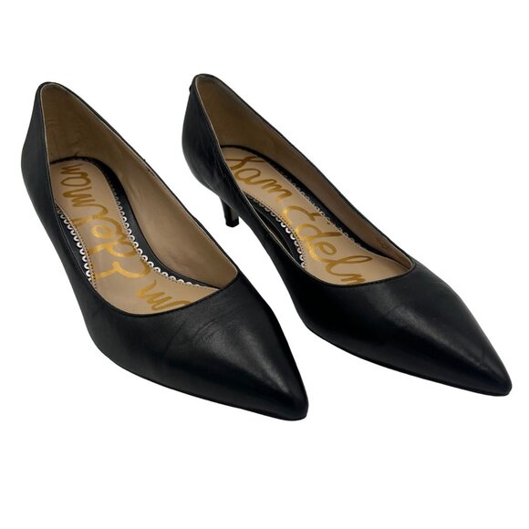 Sam Edelman Shoes - Sam Edelman Dori Black Kitten Heels Womens Size 7.5